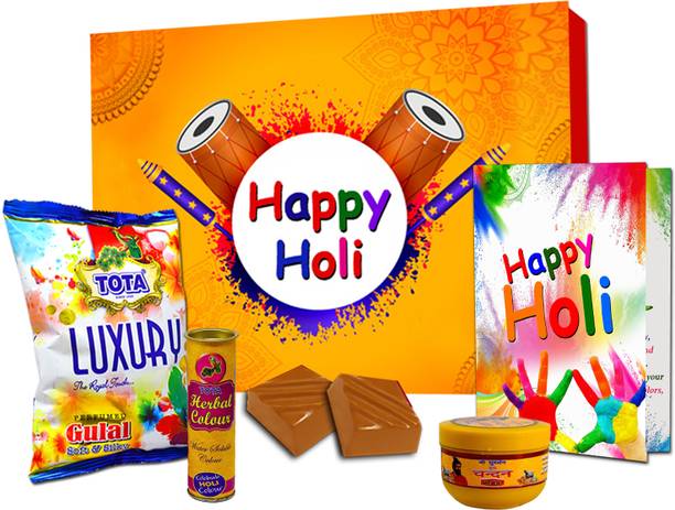 Midiron Holi Hamper Gift Box | Holi Gift Box | Holi Gift Pack Paper Gift Box