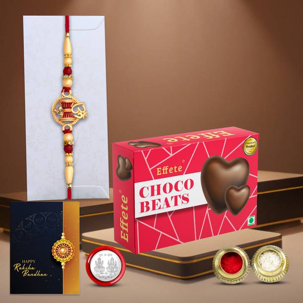 Effete Rakhi Combo for Brother with Chocolate Beats (32-GM)Rakhi Gift |Y22K1_259_CB32 Assorted Gift Box