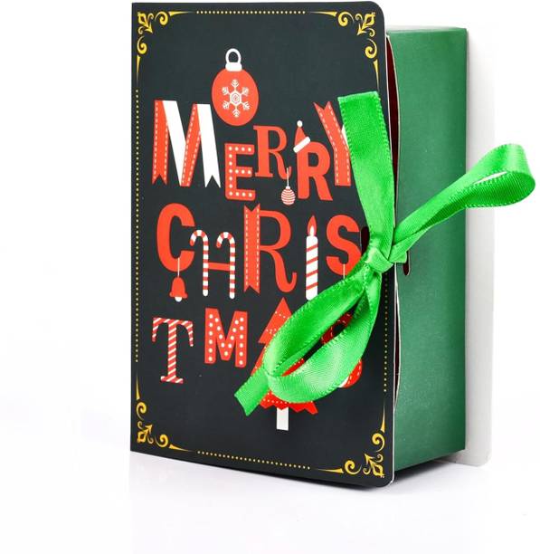 Oh Cha Book Shaped Mini Christmas Gifts Box | Contains Christmas flavored Teas Assorted Gift Box