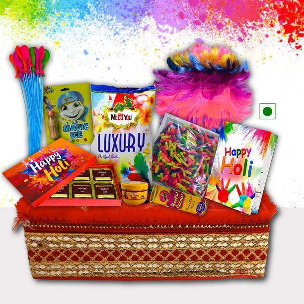 Midiron Premium Holi Gift Combo – Best Unique Spacial Festive Delight for Families Assorted Gift Box