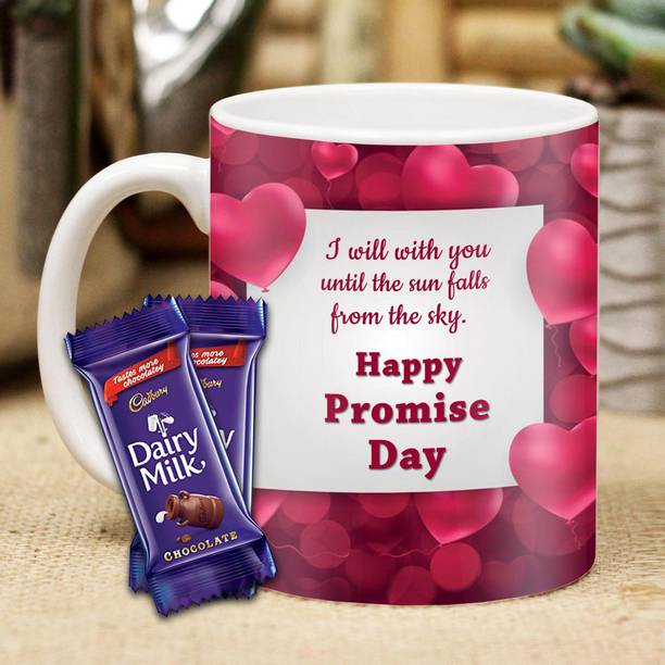 Midiron Valentine' s Day Gift Pack | Love Gift Box For Promise Day with Printed Mug Ceramic Gift Box