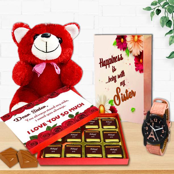 Midiron Best Gift Hamper for Sister Anniversary– Sweet Treat Hamper with Special Touches Assorted Gift Box