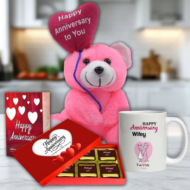 Midiron Romantic Chocolate Treat for Wife – Anniversary Celebration Gift Set Assorted Gift Box
