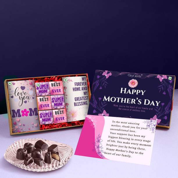 TinyGlads Best Mom Ever Chocolate Assorted Gift Box
