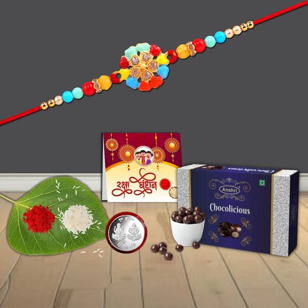Anshri 60Rakhi For Brother Assorted Gift Box