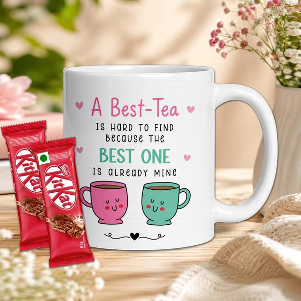 Midiron Special Best Friend Surprise - Printed Mug with Wafer Chocolate Bars Assorted Gift Box