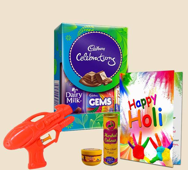 Midiron Holi Gift Hamper For Family, Best Friend,Holi Gift Combo-01 Assorted Gift Box