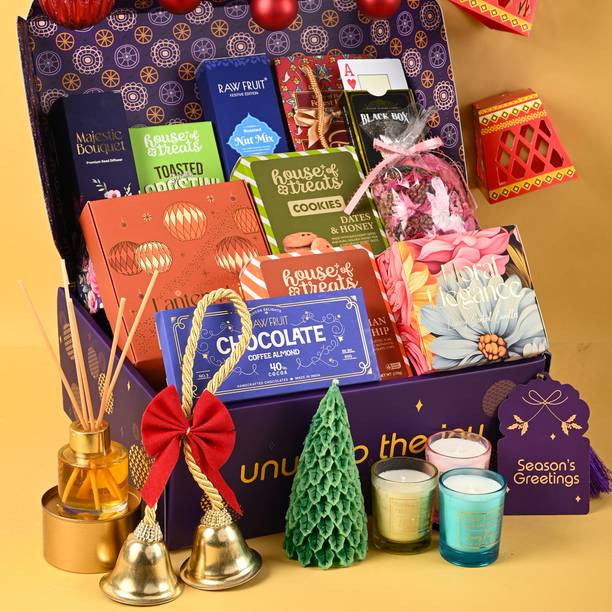 HyperFoods Christmas Hamper Gift Box Paper Gift Box