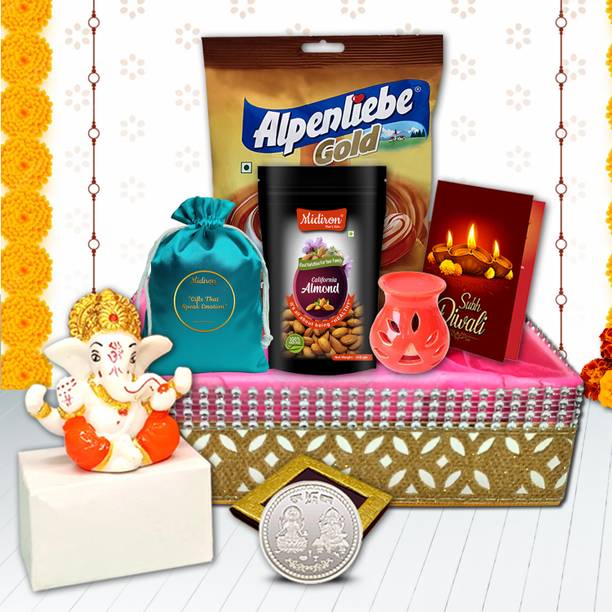 Midiron Diwali Celebration Chocolate Gift – Elegant Hamper for Spreading Sweetness & Joy Assorted Gift Box