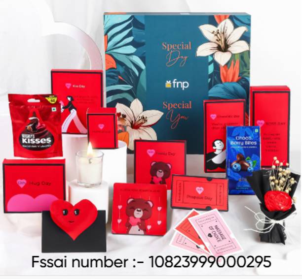 FNP Love Bundle Valentine's Day Gift Hamper Assorted Gift Box