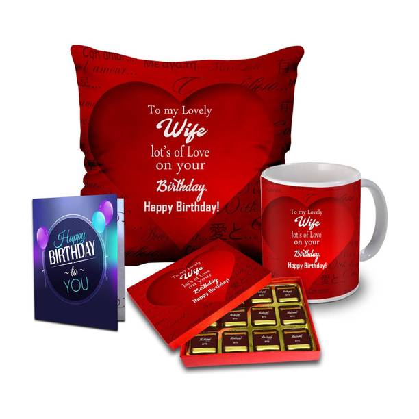 Midiron Gift For Wife Birthday Special| Chocolate Gift Box For Birthday| Chocolate Gift For Wife| Chocolate Birthday Gift Pack| Gift For Wife Birthday Special Combo| Chocolate Gift Pack IZ21GB13N4CDCM16-DTBirthday-17 Ceramic Gift Box