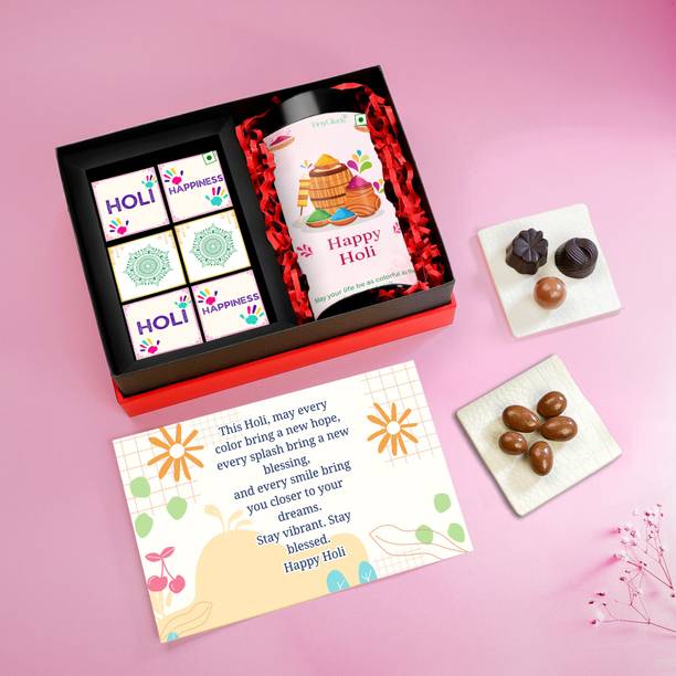 TinyGlads Holi Return Gift Chocolate Assorted Gift Box