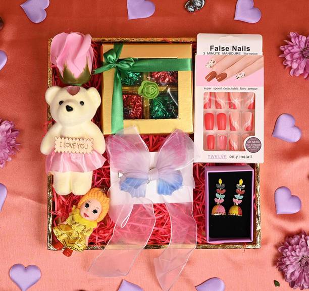 MANTOUSS Festive-girls tray-4 Crystal, Brass, Paper Gift Box