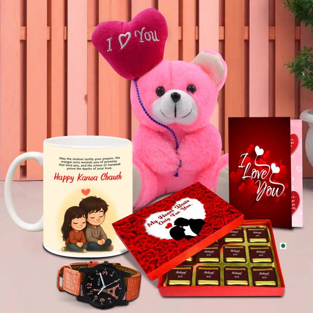 Midiron Chocolate Gift Combo for Wife, Girlfriend, Fiancée on Celebration Days Assorted Gift Box