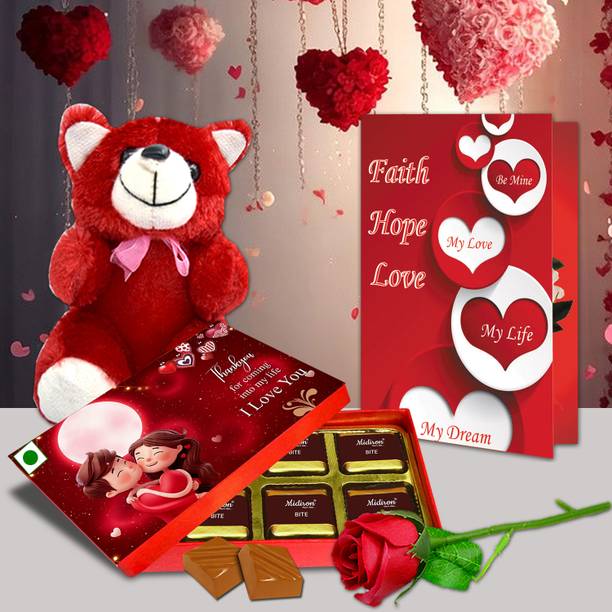 Midiron Premium Valentine Chocolate Gift for Girlfriend – Romantic Surprise Assorted Gift Box