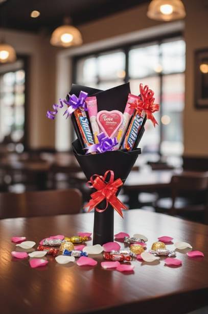 Cadbury combo set of chocolate 5 pcs chocolate for valentine|birthday|anniversary Paper Gift Box