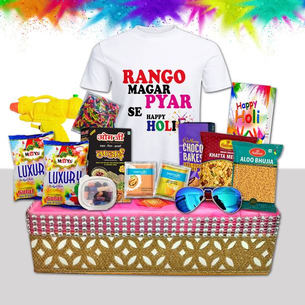 Midiron Vibrant Holi Surprise Gift– Special Unique Festive Treat for Employes & Friends Assorted Gift Box