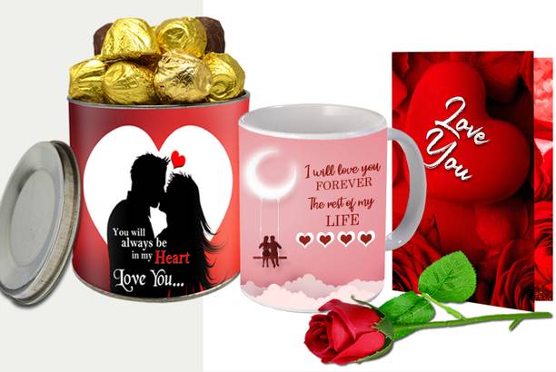 Midiron Perfect Gift Item For Valentine's Day Week | Promise Day Gift Ceramic Gift Box