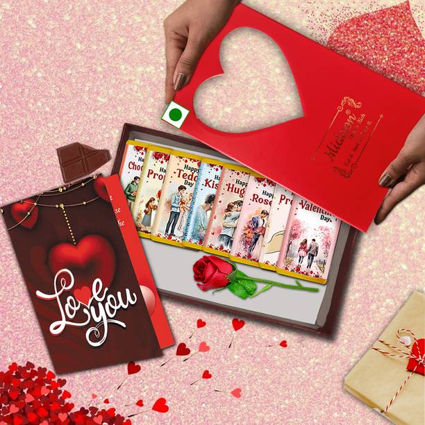 Midiron Romantic Valentine Week Chocolate Treat – Unique Gift for Soulmate or Girlfriend Assorted Gift Box