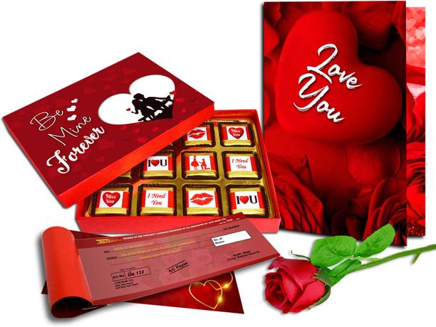 Midiron Valentine's Day Gift Hamper | Beautiful Valentine's Gift | Tasty Chocolate SG-34 Paper Gift Box