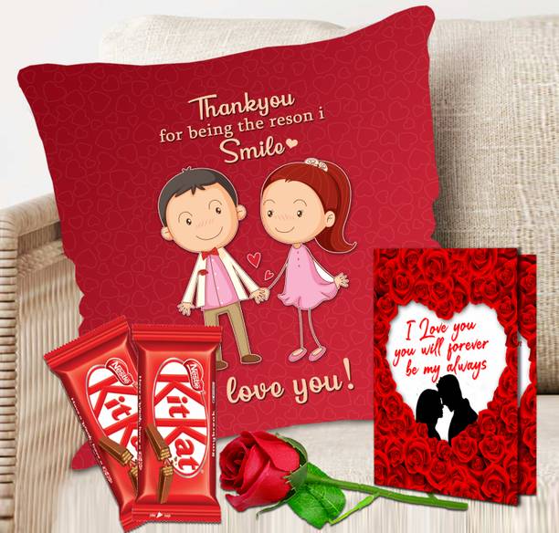 Midiron Roamntic Rose Day Gift|Valentine's Day Gift|Unique Gift For Promise Day Microfibre Gift Box