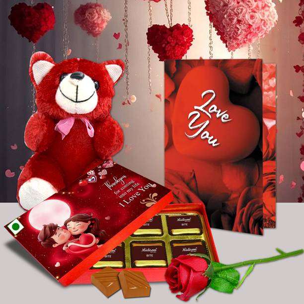 Midiron Valentine Day Chocolate Gift for Wife – Sweet Love Surprise Assorted Gift Box