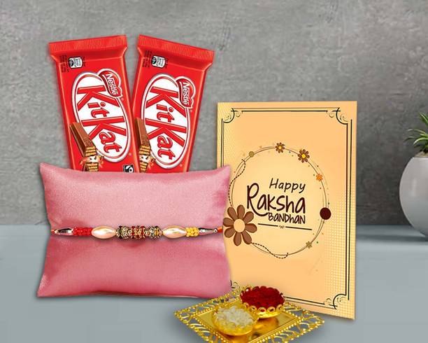 Midiron Brother’s Rakhi Gift Box with Sweet Treats & Traditional Essentials Ceramic Gift Box
