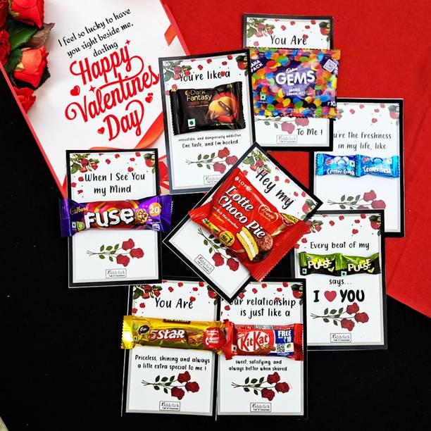 OddClick Valentine’s Day Cards Chocolate Edition gift gift for girls friends boyfriend Paper Gift Box