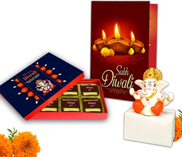 Midiron Diwali Special Chocolate Hamper|Festive Combo for Relatives, Employees Assorted Gift Box