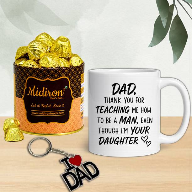 Midiron Luxury Chocolate Gift Combo for Papa – Father’s Day Mug Surprise Box for Daddy Assorted Gift Box