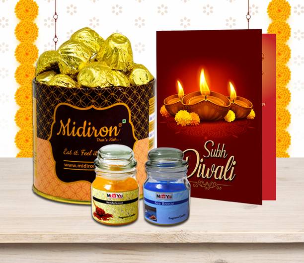 Midiron Lovely Diwali Gift|Chocolate Gifts for Diwali| Festival Gift Pack Paper Gift Box