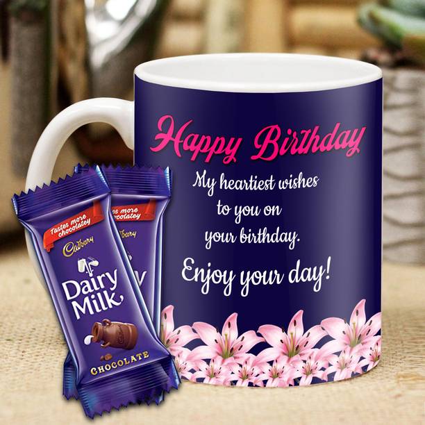 Midiron Birthday Gifts | Birthday Gift Combo For Girlfriend/Wife/Spouse Ceramic Gift Box