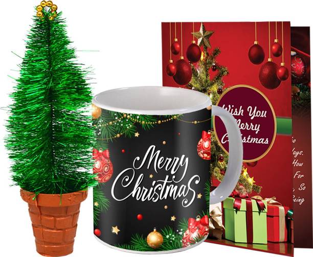 ME&YOU Christmas Gift Combo with Artificial Small Tree with Card IZ23-08 Assorted Gift Box