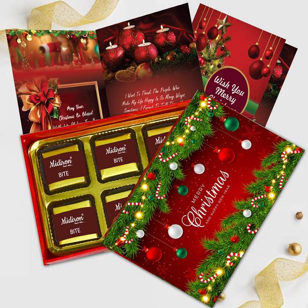 Midiron Christmas Special Chocolate Gift Box for Festive Gifting & Celebration Assorted Gift Box