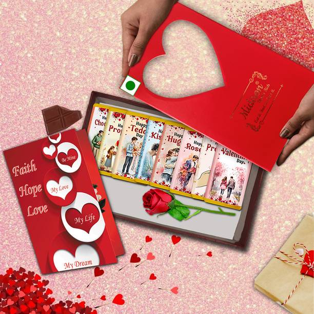 Midiron Propose Day Romantic Gift for Husband – Cute Valentine Surprise Hamper Wife Assorted Gift Box