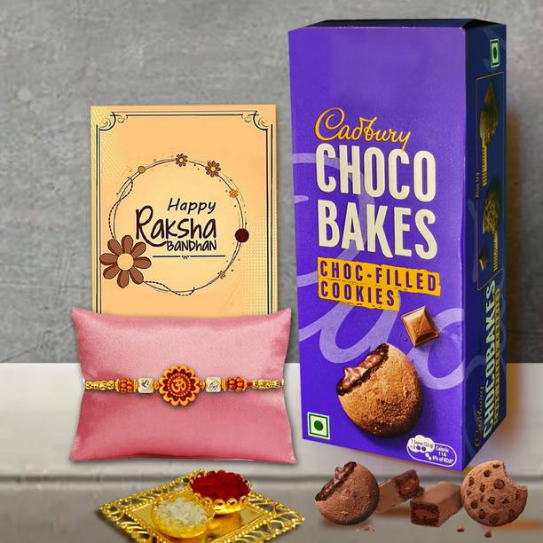 Midiron Traditional Rakhi Gift Hamper for Brother with Heartfelt Wishes Assorted Gift Box