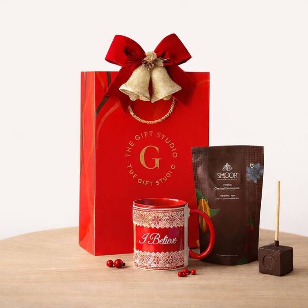 The Gift Studio Frost Gift Hamper I Premium Gift Bag Assorted Gift Box