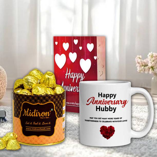 Midiron Premium Better Half Anniversary Gift Combo for Him - Special Box Love Assorted Gift Box