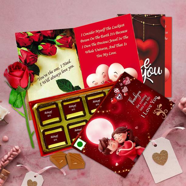 Midiron Valentine Special Chocolate Gift for Boyfriend to Express Love Assorted Gift Box