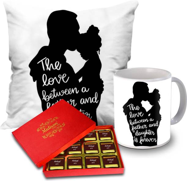Midiron Beautiful Gift combo for Dad | Chocolate Gift Pack Ceramic Gift Box