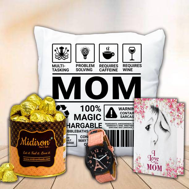 Midiron Delightful Maternal Surprise for Mum – Cushion Present to Brighten Her Morning Assorted Gift Box