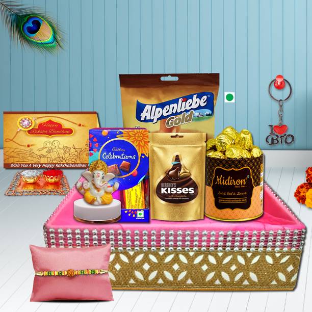 Midiron Rakhi Chocolate Bundle – A Thoughtful Surprise for Bhaiya Assorted Gift Box