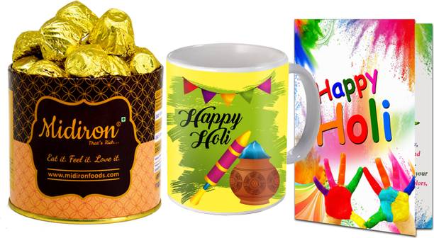 Midiron Holi Hamper Gift Box | Holi Gift Box | Festival Gift Box Ceramic Gift Box