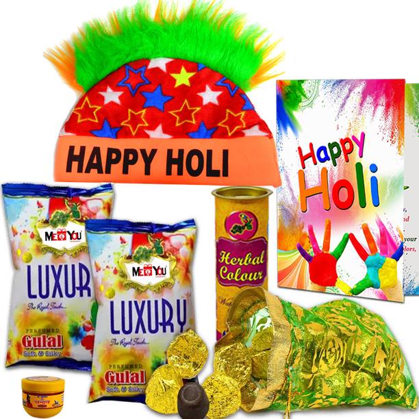 Midiron Holi Gift Hampers with Colors Assorted Gift Box