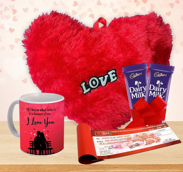 Midiron Valentine’s Day Gift Hamper For Fiancé/wife/Girlfriend With Coffee Mug Ceramic Gift Box