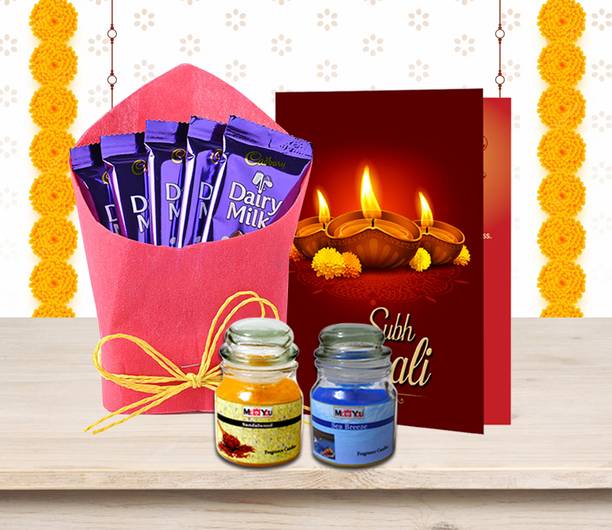 Midiron Chocolate Gift Set for Diwali | Diwali Gift | Diwali Gift Hamper IZ23-17 Paper Gift Box