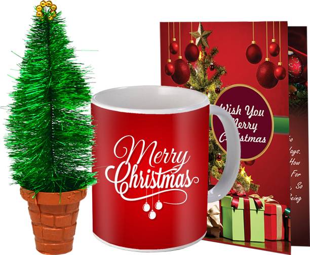 Midiron Christmas Gift Combo with Artificial Small Tree with Card IZ23-01 Assorted Gift Box