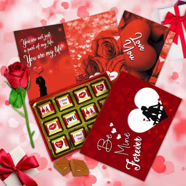 Midiron Valentine Day Romantic Love Gift with Surprise for Your Sweetheart Assorted Gift Box