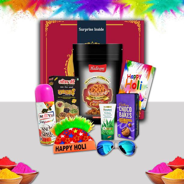 Midiron Holi Festival Special Gift Hamper | Perfect Gift for Relatives & Neighbours Assorted Gift Box