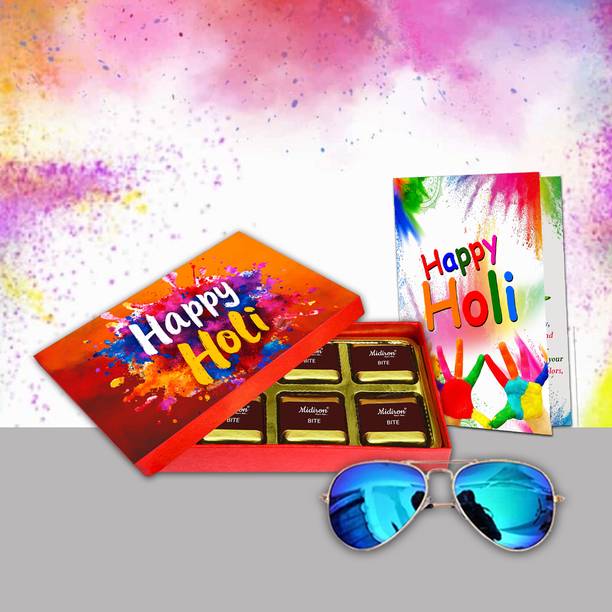 Midiron Spacial Chocolate Gift for Color Celebration– Premium Holi Gift for Family Assorted Gift Box